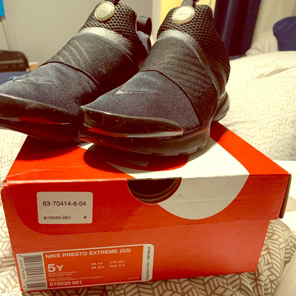 Nike Presto Extreme size 5Y or 7 in women’s